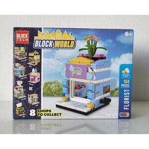 Block Tech Block World Florist Building Set NEW Sealed